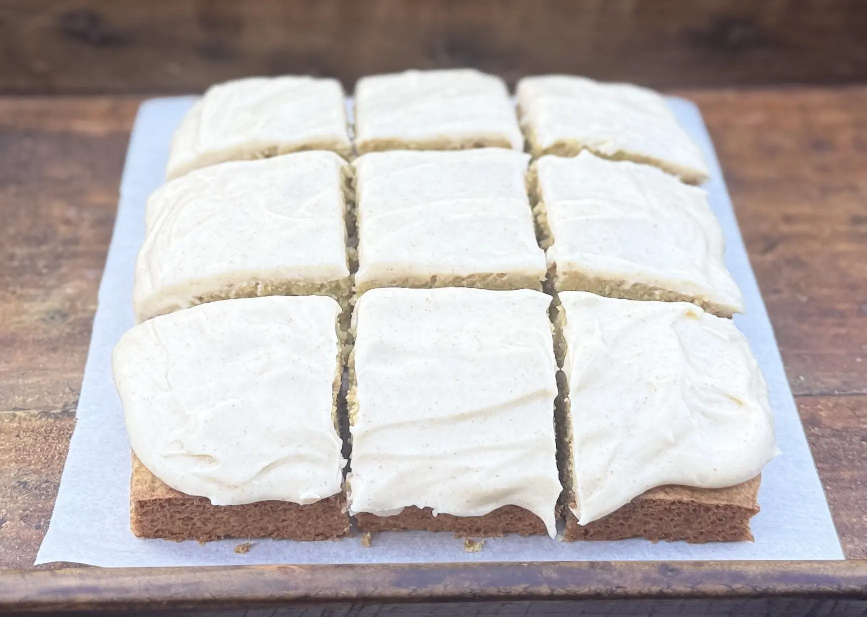 Vanilla Zucchini Cake with Brown Butter Cream Cheese Frosting