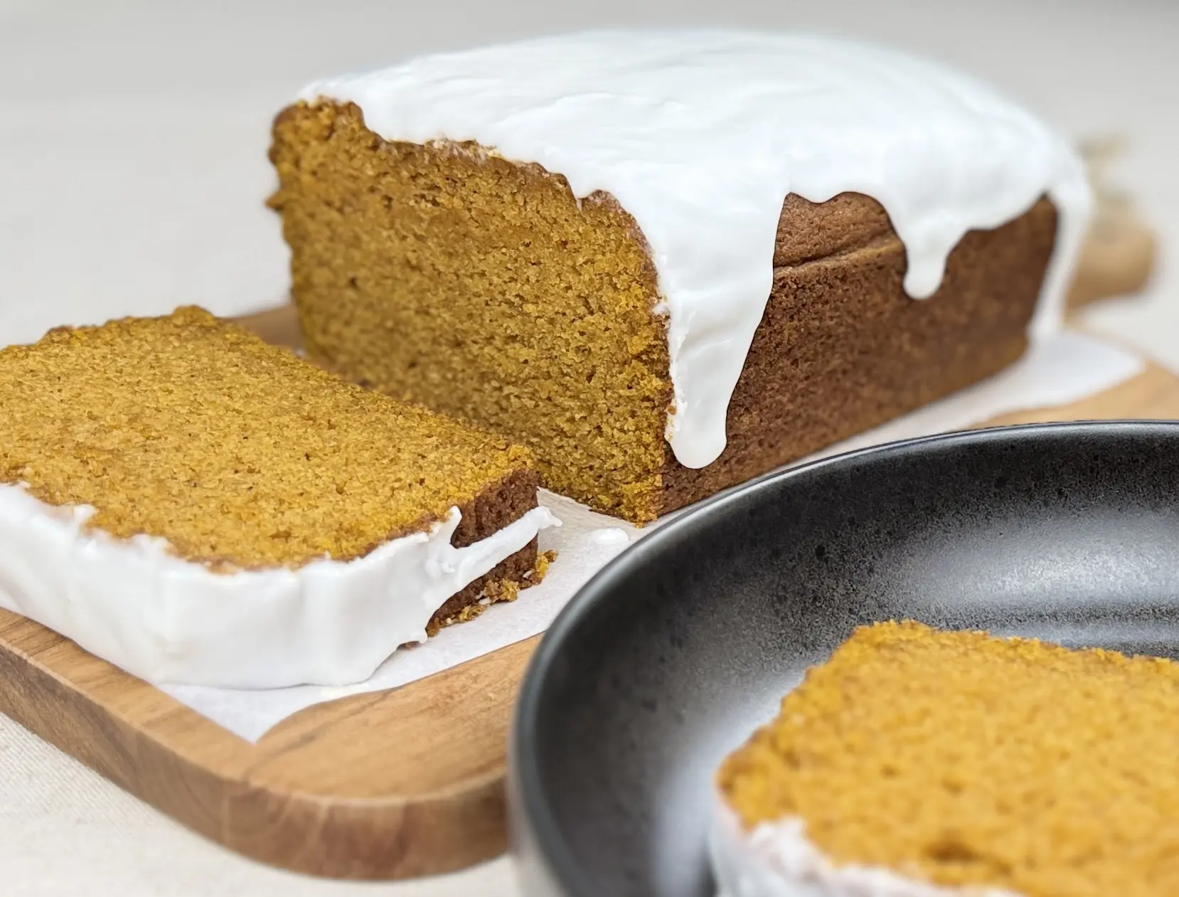 Iced Pumpkin Bread